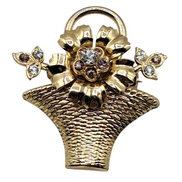 Vintage Rhinestone Brooch Lot of 8 Weiss Coro Parklane Costume Jewelry - Picture 8 of 16